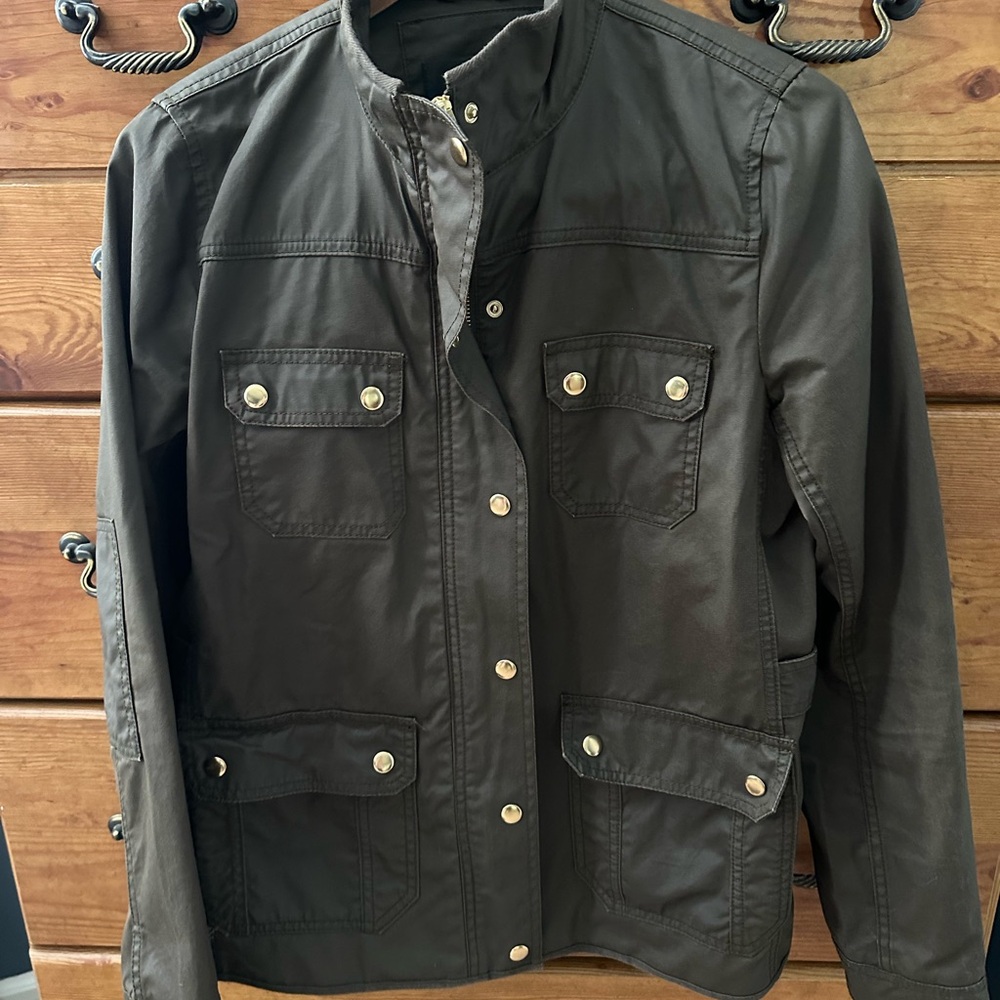 J. Crew Downtown Field Classic Utility Jacket, Medium Tall